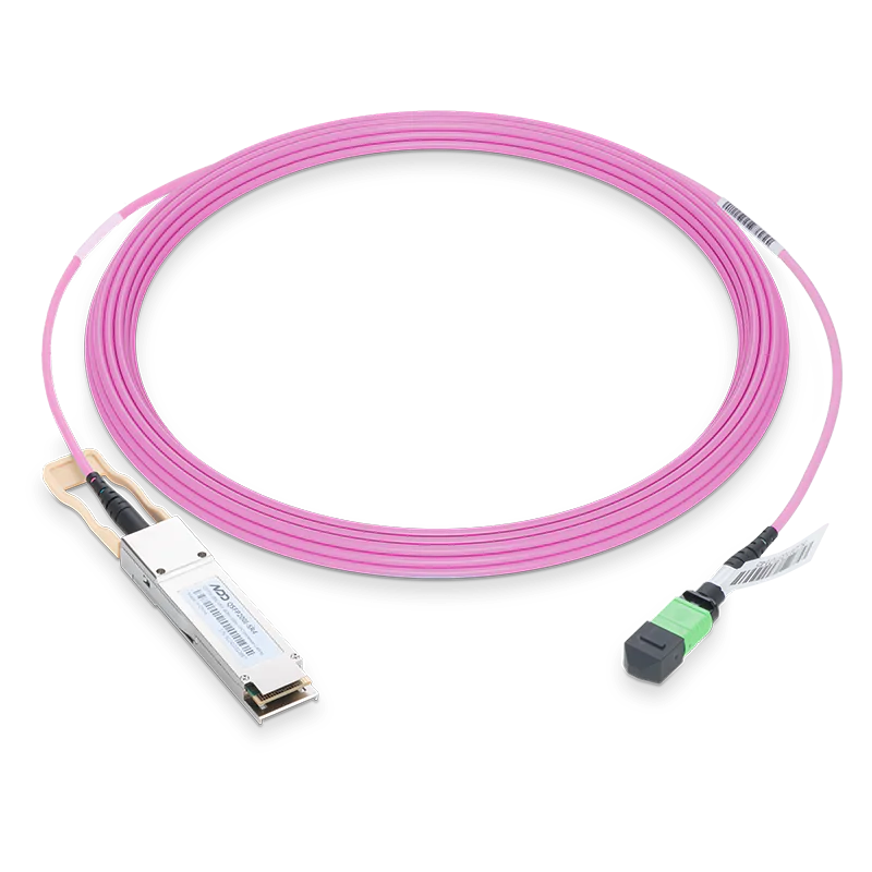200GBASE-SR4 QSFP56 PAM4 850nm 100m MMF Immersion Cooling Transceiver with 5m Female Type A Pigtail