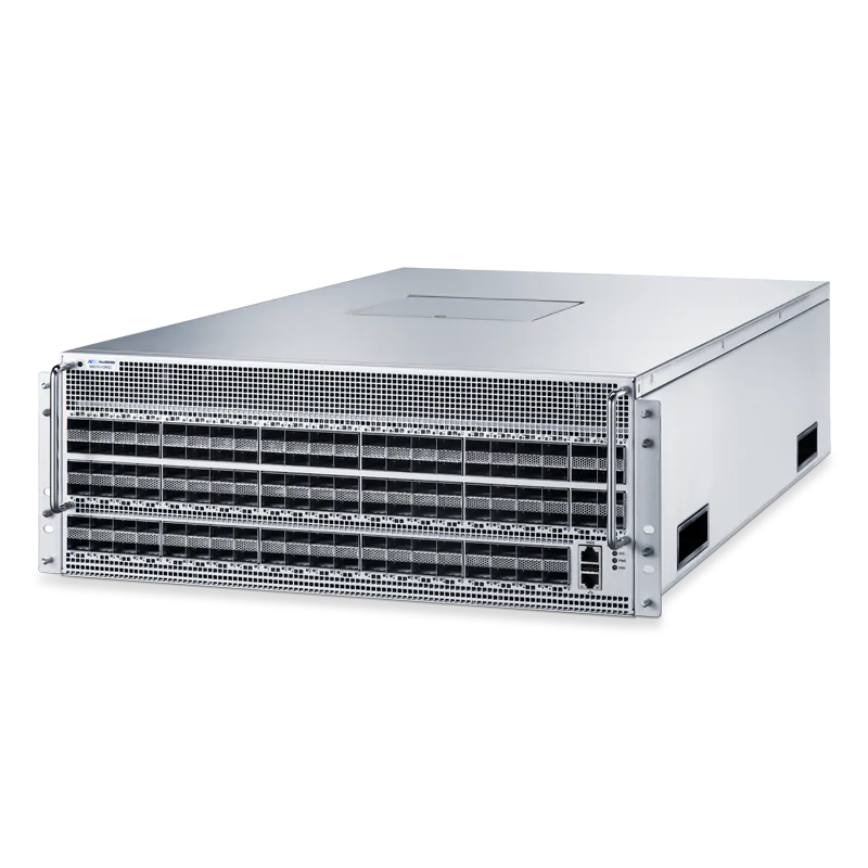 N9570-128QC, 128x400G QSFP112 Ethernet L3 4U Managed Switch, 51.2Tbps, Preloaded with SONiC-based NOS, NVIDIA Spectrum-4, Support RoCEv2, for AI/ML/Cloud Data Center/HPC