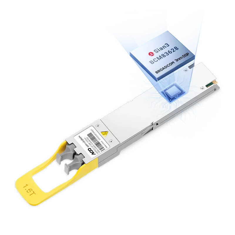 1.6T 2xDR4/DR8 OSFP224 MMS4A00 PAM4 1310nm 500m InfiniBand XDR Silicon Photonics Transceiver for Mellanox (SMF, RHS/Flat Top)