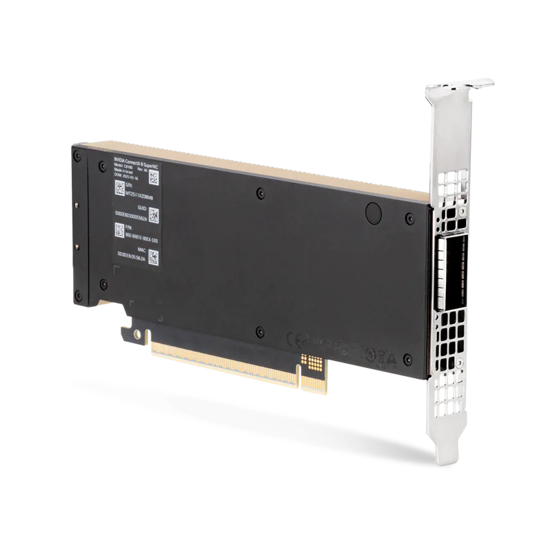 NVIDIA/Mellanox C8180(900-9X81E-00EX-DT0) ConnectX-8 InfiniBand SuperNIC, Down Stream Port XDR 800Gb/s, Single-Port OSFP