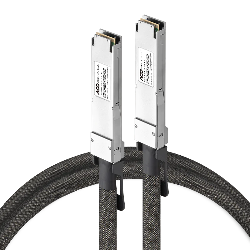 1.1m (3ft) 1.6T OSFP224 RHS/Flat Top InfiniBand XDR Active Direct Attach Copper Twinax Cable for NVIDIA/Mellanox