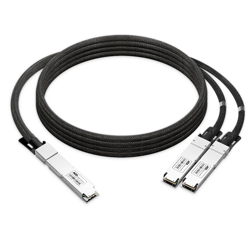 2.5m (8.2ft) 1.6T OSFP224 to 2x800G OSFP224 MCA7K10-X02A Breakout InfiniBand XDR Active Copper Cable for NVIDIA/Mellanox