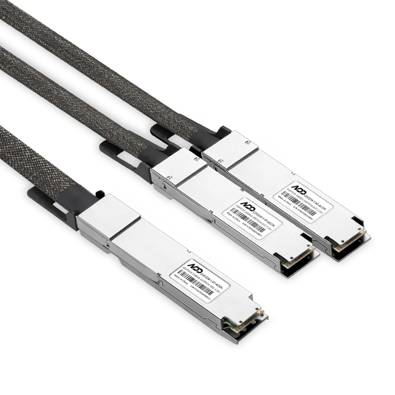 2.5m (8.2ft) 1.6T OSFP224 to 2x800G OSFP224 MCA7K10-X02A Breakout InfiniBand XDR Active Copper Cable for NVIDIA/Mellanox