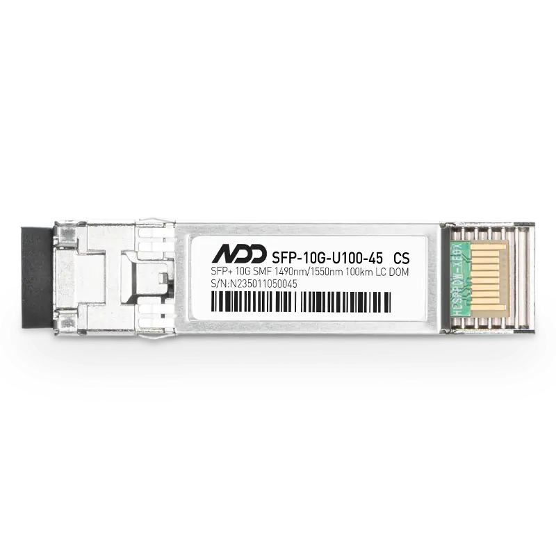 10GBASE-U100-45 SFP+ TX-1490nm/RX-1550nm 100km SMF Module for Cisco