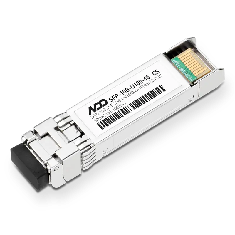 10GBASE-U100-45 SFP+ TX-1490nm/RX-1550nm 100km SMF Module for Cisco
