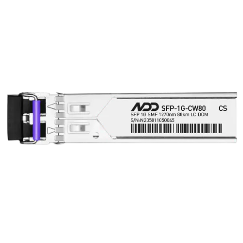 1000BASE-CW80 SFP 1270~1610nm 80km SMF Module for Cisco