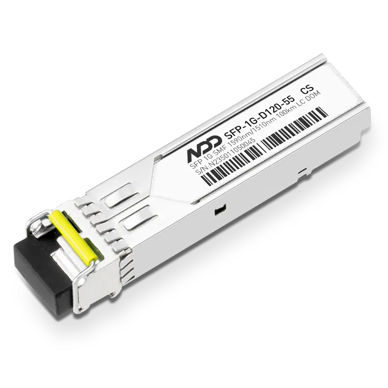 1000BASE-D120-55 SFP TX-1590nm/RX-1510nm 120km SMF Module for Generic