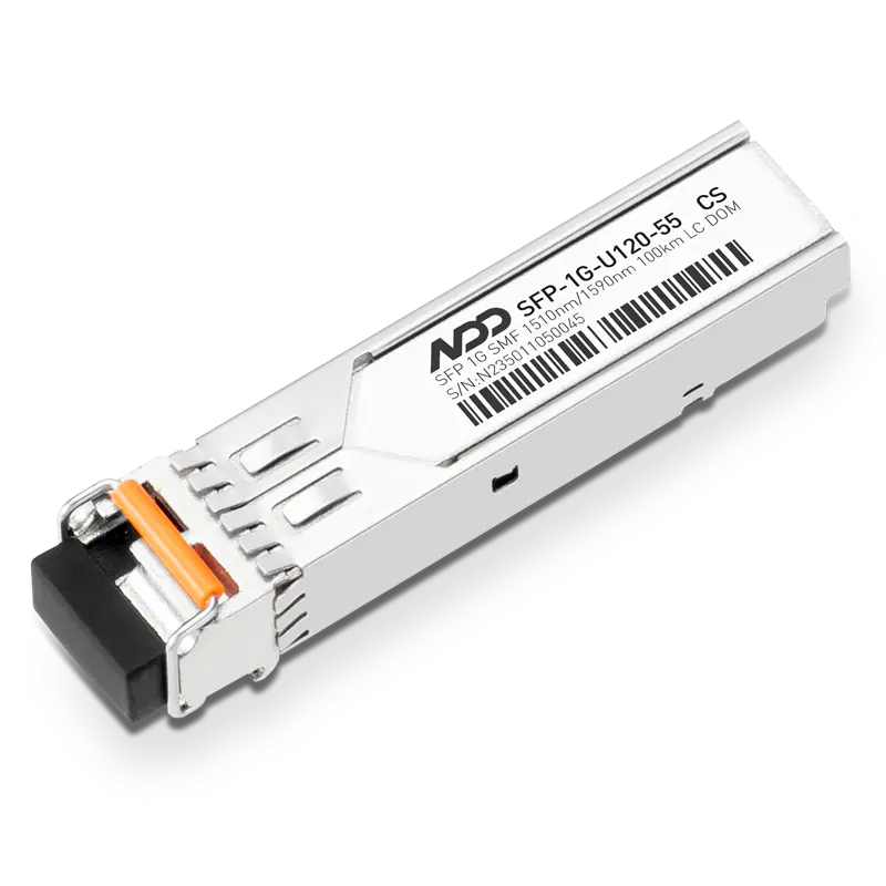 1000BASE-U120-55 SFP TX-1510nm/RX-1590nm 120km SMF Module for Generic
