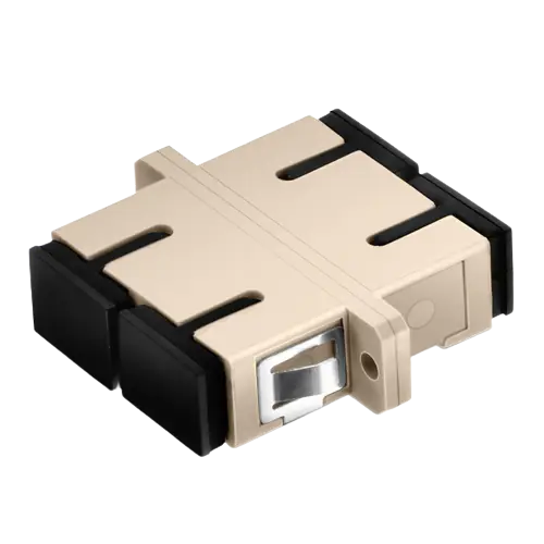 OM1/OM2 LC/UPC to LC/UPC Duplex SC Footprint Fiber Optic Adapter/Coupler without Flange