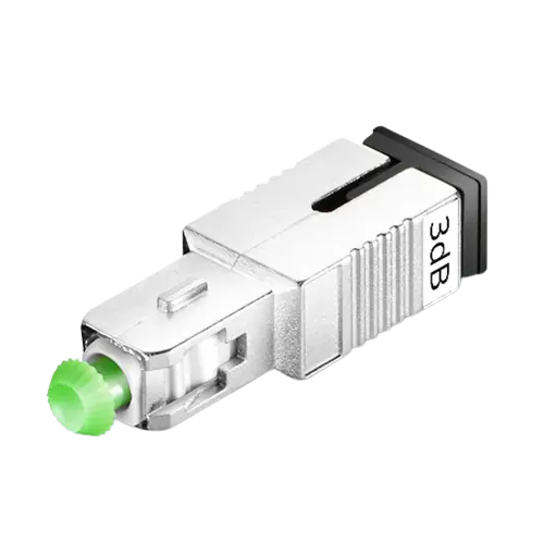 SC/APC Singlemode Fixed Fiber Optic Attenuator,3dB