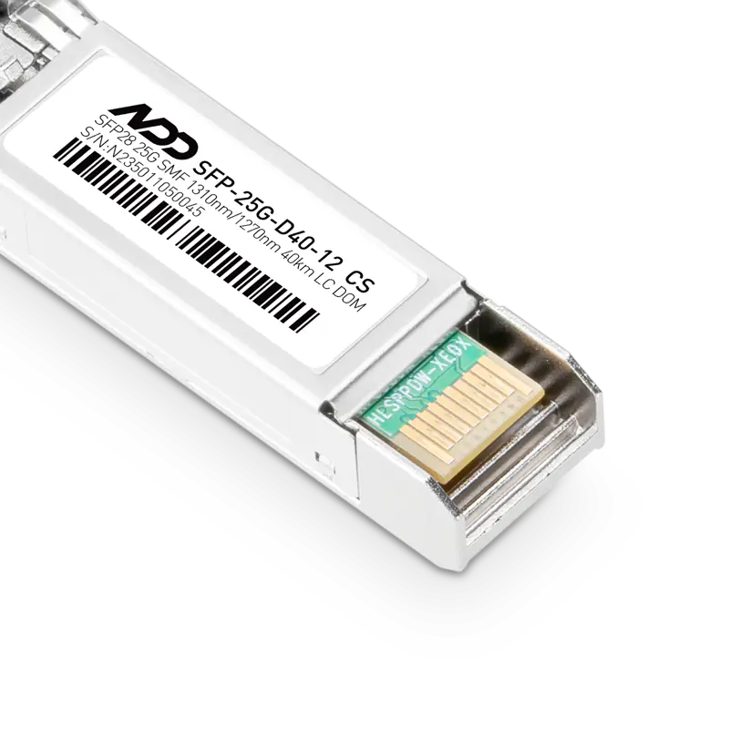 25GBASE-D40-81 SFP28 TX-1289nm/RX-1314nm 40km SMF Module