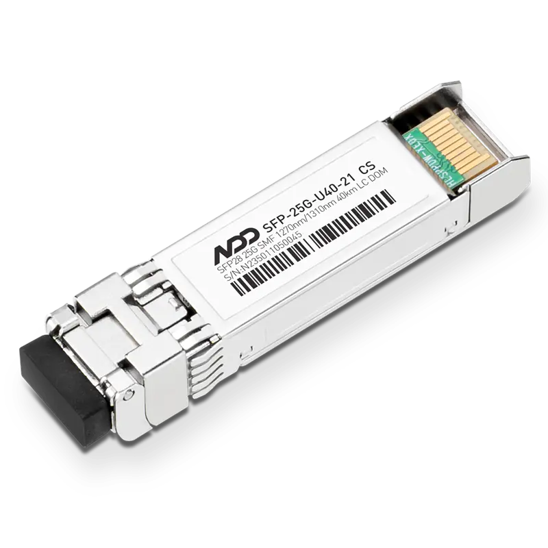 25GBASE-U40-21 SFP28 TX-1270nm/RX-1310nm 40km SMF Module for Cisco
