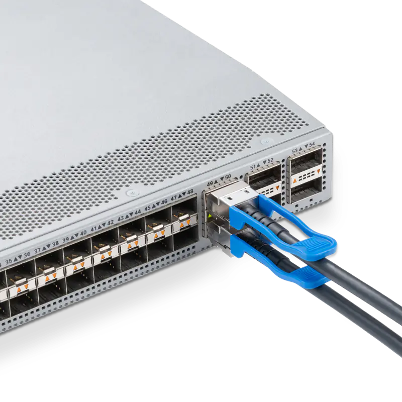 0.5m (1.6ft) 100G QSFP28 InfiniBand EDR Passive Direct Attach Copper Twinax Cable for Mellanox 30AWG