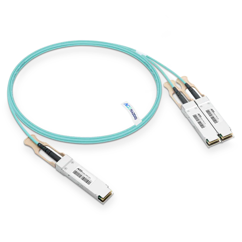 1m (3ft) 200G QSFP56 to 2X100G QSFP56  Breakout InfiniBand HDR Active Optical Cable for Mellanox