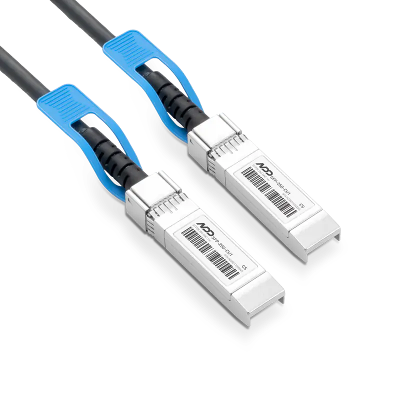 0.5m (1.6ft) 25G SFP28 Passive Direct Attach Copper Twinax Cable for Mellanox 30AWG