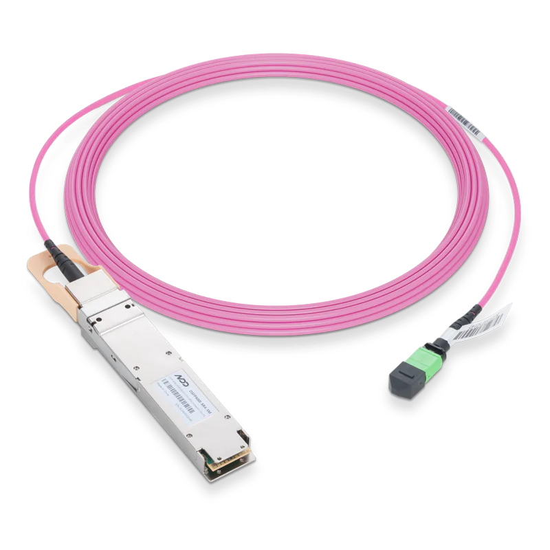 400GBASE-SR4 OSFP Flat Top PAM4 850nm 100m MMF Liquid/Immersion Cooling Transceiver with 3m Female Type A Pigtail