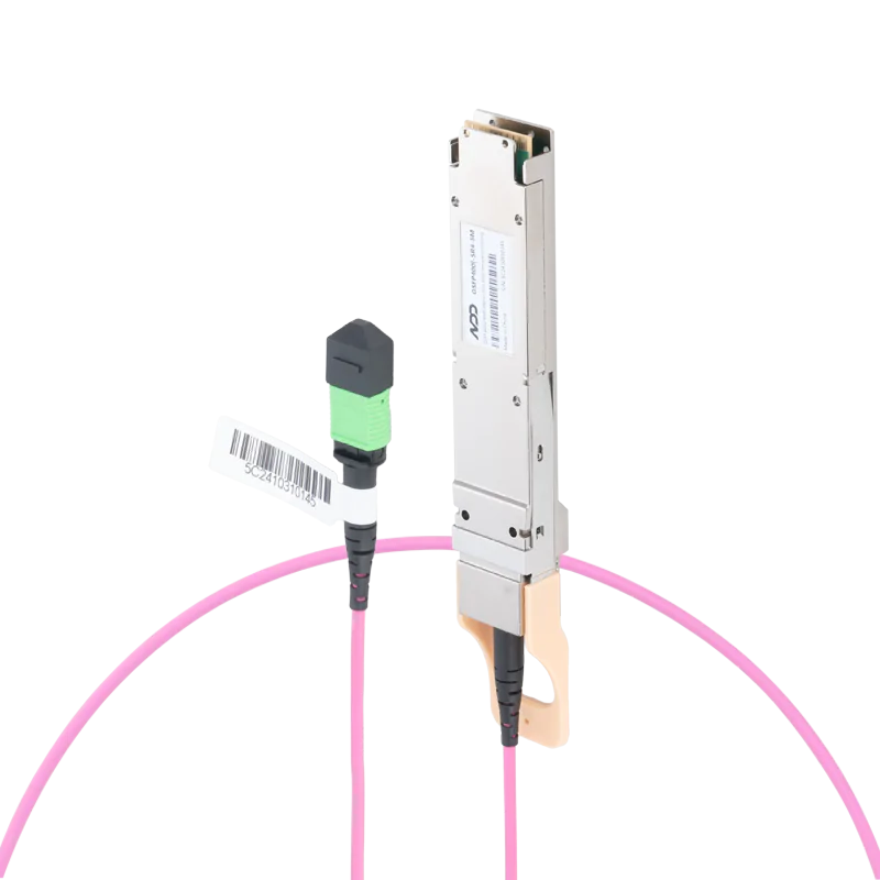 400GBASE-SR4 OSFP Flat Top PAM4 850nm 100m MMF Liquid/Immersion Cooling Transceiver with 3m Female Type A Pigtail