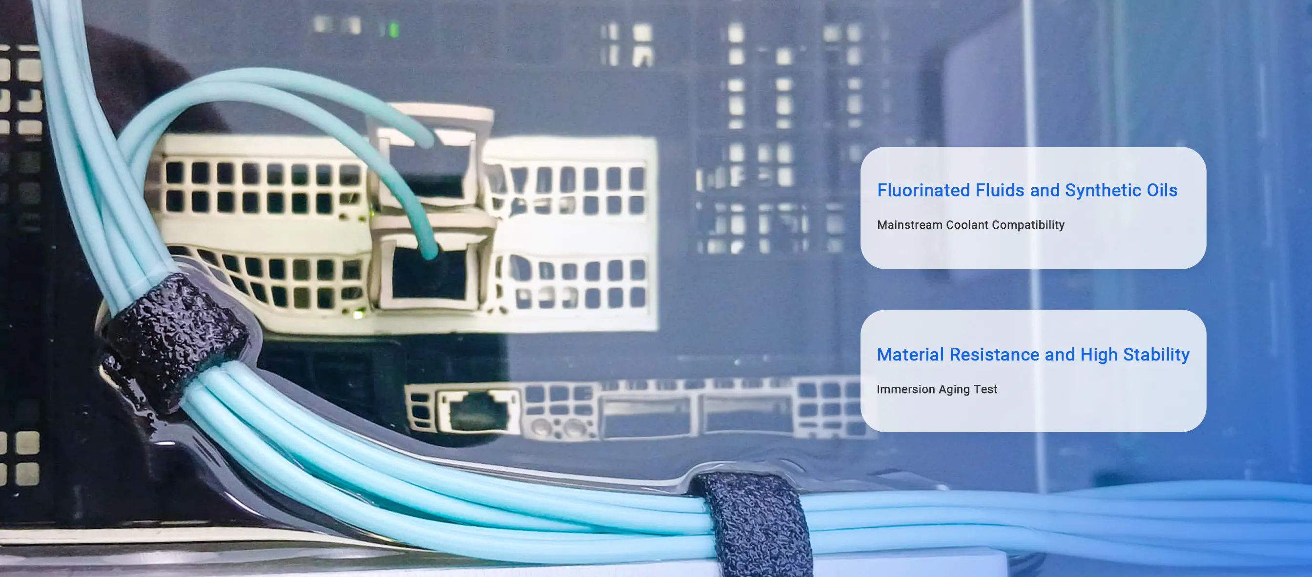 Compatible with Mainstream Immersion Cooling Fluid