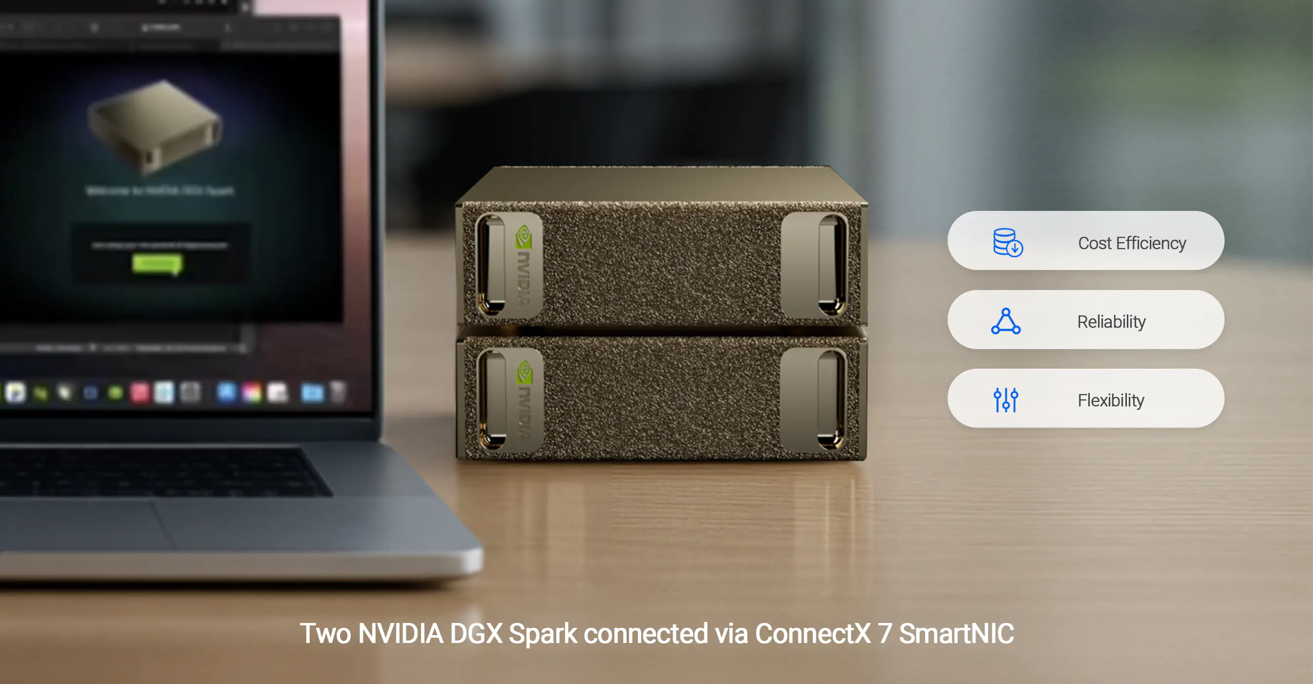 纳多德 0.5m QSFP56 DAC 线缆——专为 DGX Spark 双机互联设计