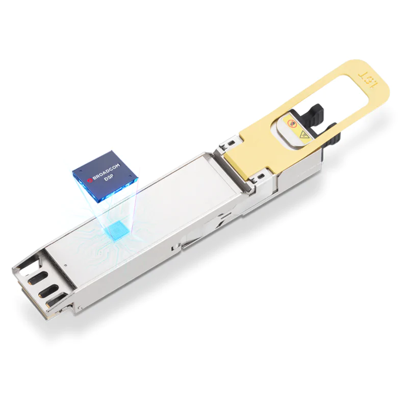 1.6T 2xDR4/DR8 OSFP224 MMS4A00-XM PAM4 1310nm 500m InfiniBand XDR Silicon Photonics Transceiver for Mellanox(SMF, Closed Finned Top)